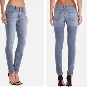 WILDFOX The Marianne 28 Mystic Gray Low Mid Rise Skinny Crop Jean NWT 28